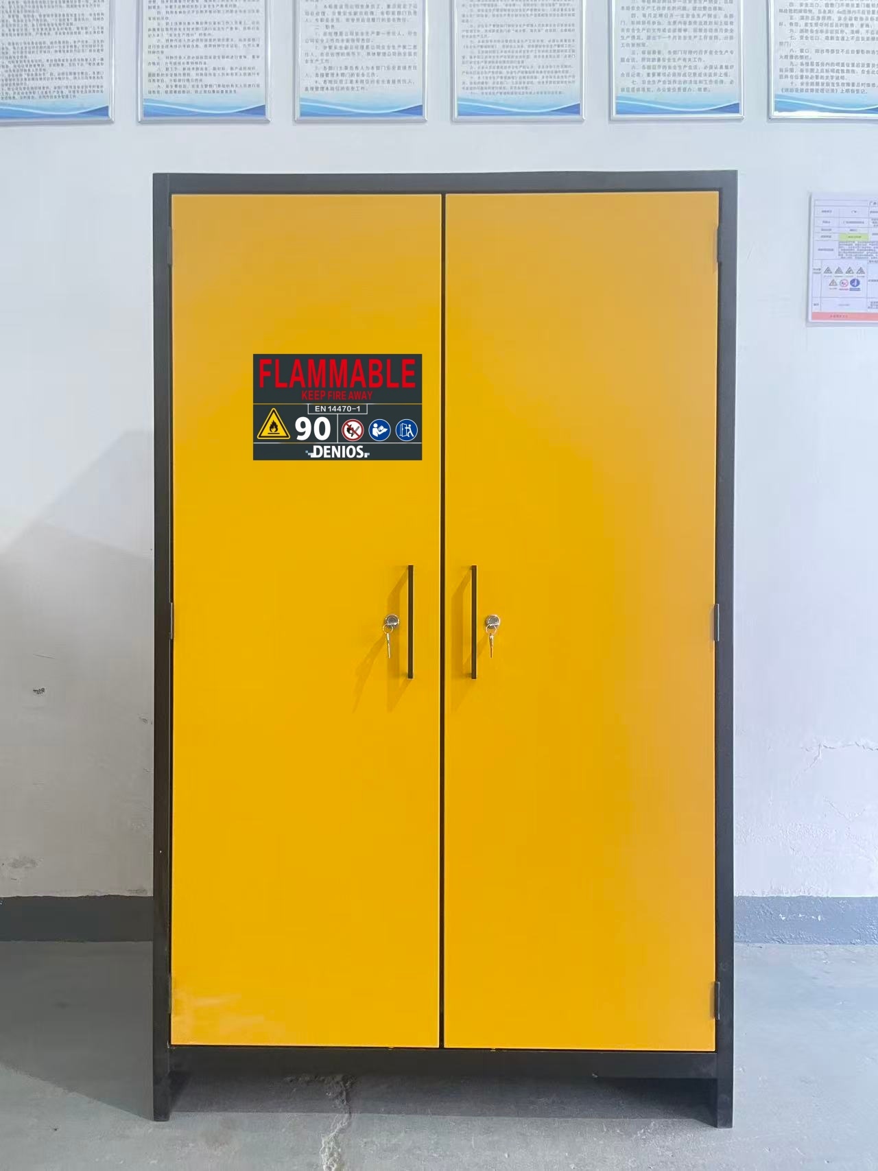 آخرین وبلاگ های شرکت در مورد EN 14470-1 Type 90 Fire Safety Cabinet by WUXI SUPER Enhances Hazardous Storage Compliance