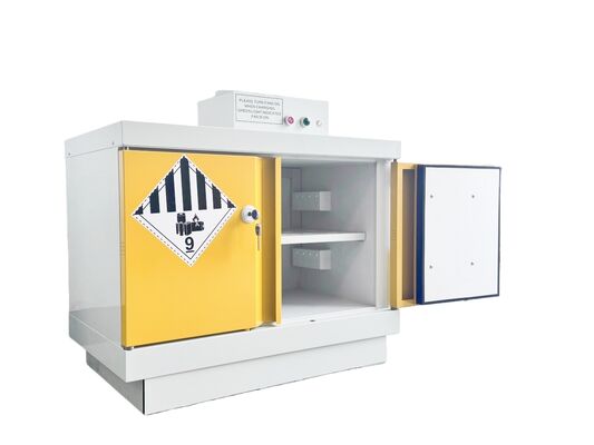 کابینت ذخیره سازی باتری 30L ساختار صفحه فولادی دو لایه ای