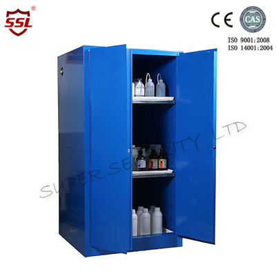 خرید Fire Resistant Chemical Dangerous Goods Storage Cabinet With Steel , Blue تولید آنلاین