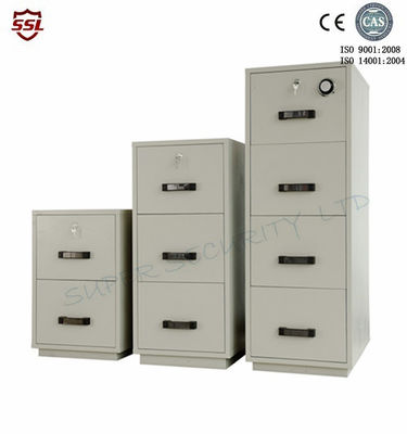 خرید Fire Resistant Filing Cabinet 4 Drawers , 2 Hour Fire Rating Cabinet تولید آنلاین