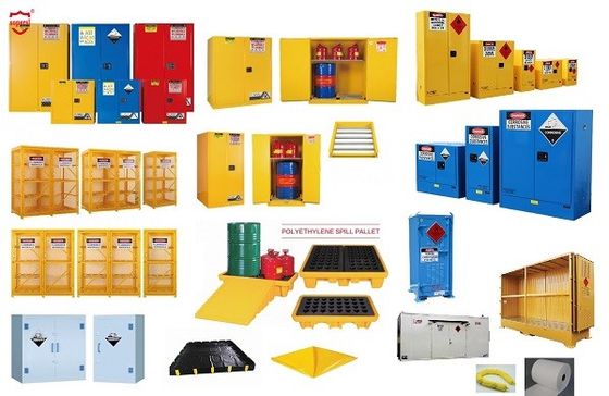 خرید کابینت نگهداری مواد شیمیایی 2 دری با دستگیره فرورفته ویژگی ضد حریق تولید آنلاین