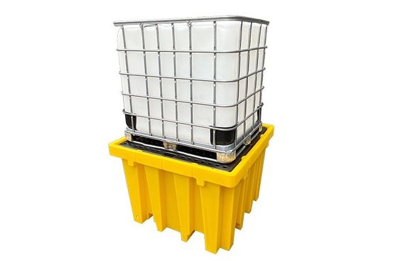 خرید 4 طرف فولکلور ورودی PE پالت L1380 W1380 H900mm 385Gallon تولید آنلاین