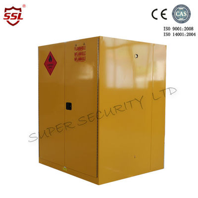 خرید Customized Metal Chemical Storage Cabinet Paint Yellow With Leak-Proof Sump & Dual Vents تولید آنلاین