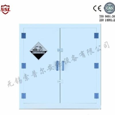 خرید Dual Doors PP Plastics Corrosive Storage Cabinet For  45 Gallon تولید آنلاین