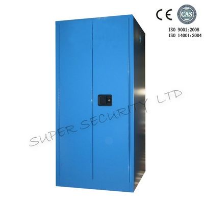 خرید Blue Corrosive Resistance Indoor Storage Cabinets For Hydrochloric Acid 60-Gallon تولید آنلاین