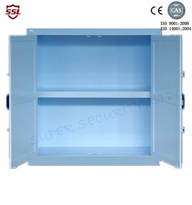 خرید Professional Locking Liquid Corrosive Chemical Storage Cabinets For University تولید آنلاین