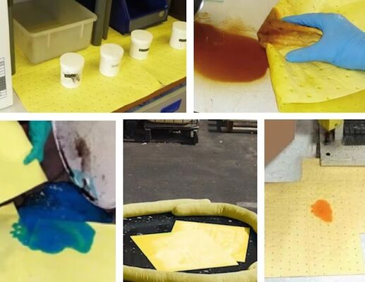 خرید کیت های تمیز کردن ریزش های شیمیایی در استرالیا 40L با یک کیسه 400 * 500 * 120 میلی متر تولید آنلاین