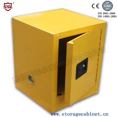خرید Fire Resistant Yellow Chemical Storage Cabinet , Flame Proof Cabinets Dangerous liquid storage تولید آنلاین