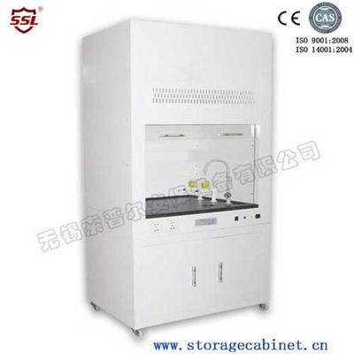 خرید Exhaust Class I Chemical Fume Hood Cold-roll Steel 800W - 1400W IP 20 Laboratory Hood تولید آنلاین