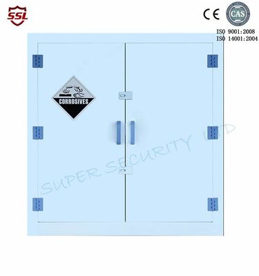 خرید Lab Solvent Plastic Double Door Corrosive Storage Cabinet 30 Gallon تولید آنلاین